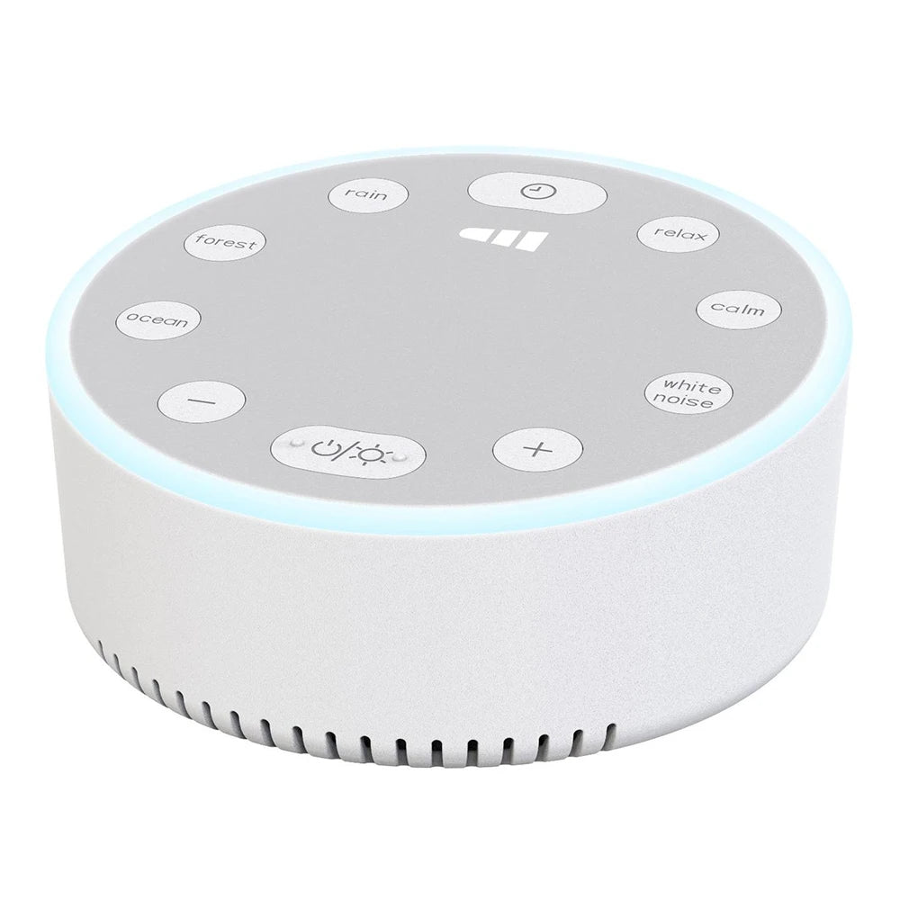 White Noise Machine Portable Baby Sleep Machine Soothing Sounds Sleep Therapy Sound Monitor Generator for Babies Adult Relax - My Baby Pink and Blue