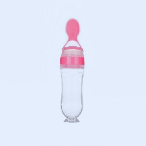Biberon avec cuillière pour nouveau-né ! EasyBottl™ - My Baby Pink and Blue