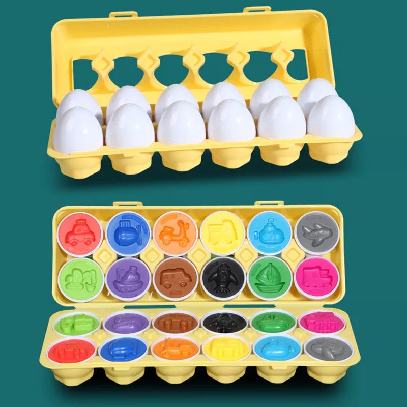 Jouet Oeuf Poule éducatif pour les tout-petits - Smart Egg ™ - My Baby Pink and Blue