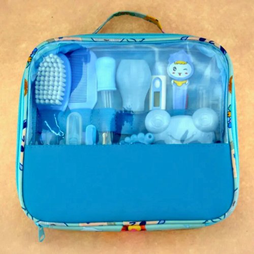 Trousse 13 pièces pour toilettage et soins pour bébé - Baby Grooming™ - My Baby Pink and Blue
